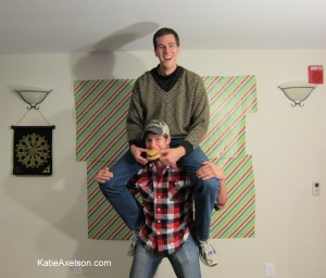 Have you ever been fed by the tall guy on your shoulders?